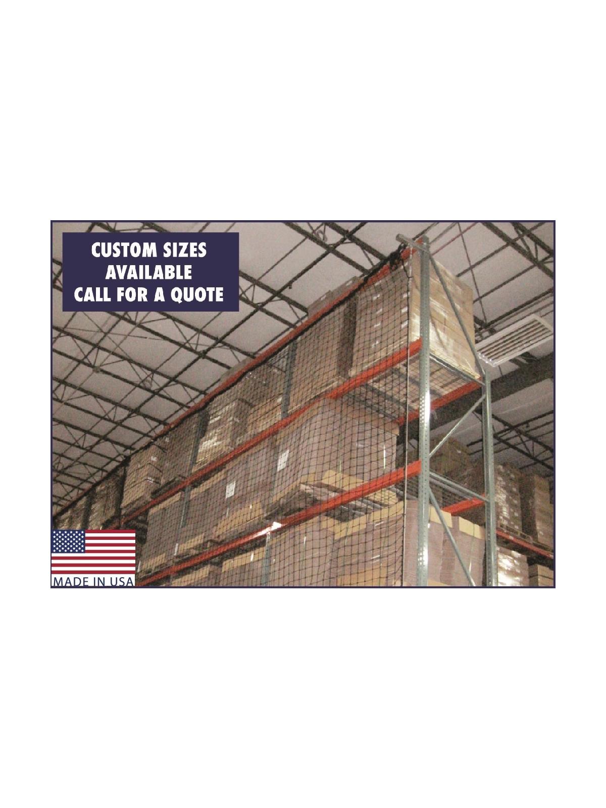 pallet rack dividers on Pallet Rack Guard Net Systems Norlift Of Oregon Inc